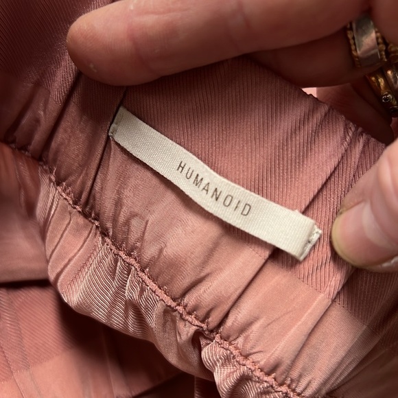 Humanoid Mauve Faux Wrap Skirt Size SM - Picture 6 of 8